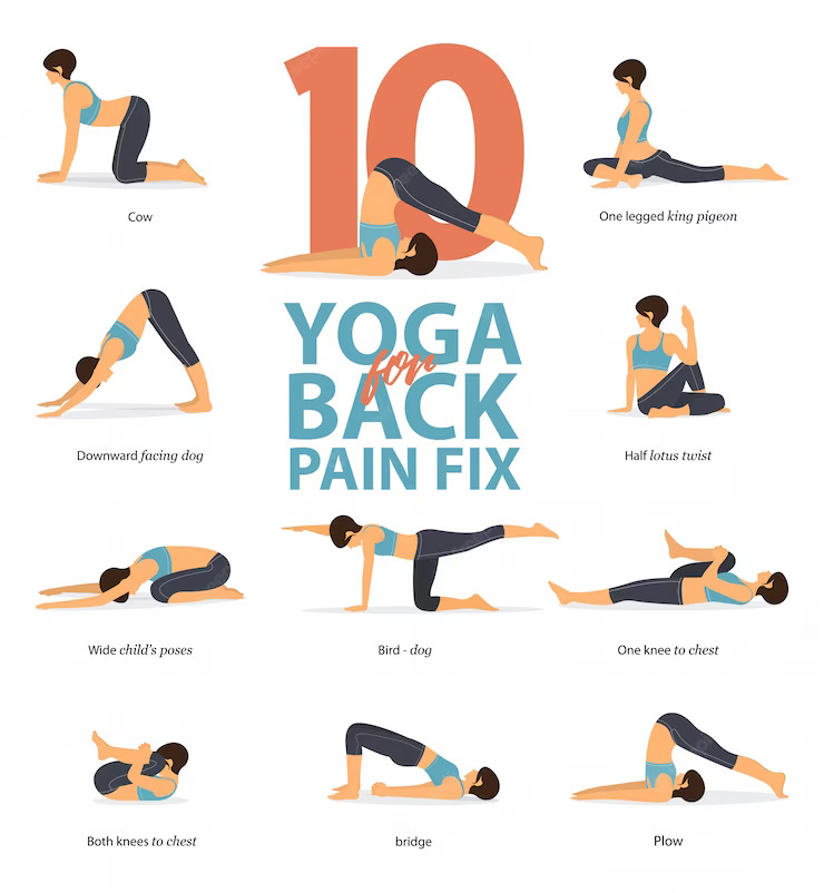 Top 10 yoga poses for back pain